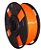 Filamento Premium 175 mm Alta Pureza PLA - 500g Cor:Laranja - Imagem 1