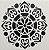 Estêncil De Parede Mandala Circular - Imagem 1