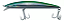 Isca Sea Minnow 15cm 33g Pesca Oceanica Sea Fishing Cor Green black line CLA0739 - Imagem 1