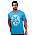 Camiseta Mas. Caveira - Azul - Imagem 1
