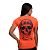 Camiseta fem.  Skull BS - Laranja - Imagem 2