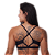 Top Fem  c/ recorte costa e Alças - Preto/Branco - Imagem 2