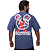 Camiseta Mas. Big Oversized BS Bear X  - Azul Escuro - Imagem 3