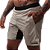 Short masc. c/ Short Térmico BSCross - Linho - Imagem 1
