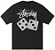 Camiseta Stussy Dice Pigment Dyed "Black" - Imagem 2