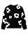 Camiseta Denim Tears Long-Sleeve Wreath "Black" - Imagem 2