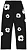 Calça Moletom Denim Tears Cotton Wreath "Black" - Imagem 1