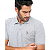 Camisa Polo Aleatory Reta Logo Cinza - Imagem 3