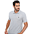 Camisa Polo Aleatory Reta Logo Cinza - Imagem 1