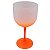 Taça gin degradê laranja 580ml transparente - Imagem 1