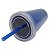 Copo parede dupla  acrílico glitter azul escuro 700ml - Imagem 2