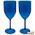 Taça de vinho 330ml azul translucido - Imagem 2