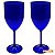 Taça de vinho 330ml azul leitoso - Imagem 2