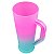 Caneca long duas cores thifany e rosa - Imagem 2