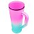 Caneca long thiffany e rosa com borda rosa - Imagem 2