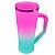 Caneca long thiffany e rosa com borda rosa - Imagem 1