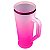 Caneca long rosa com borda rosa - Imagem 2