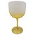Taça gin degradê dourada 580ml transparente - Imagem 1