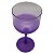 Taça gin degradê roxa 580ml transparente - Imagem 2