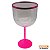 Taça gin base rosa com borda rosa - Imagem 2