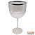 Taça gin cristal com borda prata - Imagem 1