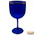 Taça gin glitter azul neon borda dourada - Imagem 1