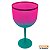 Taça gin summer thifany rosa com borda rosa - Imagem 1