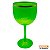 Taça gin glitter verde neon com borda - Imagem 1