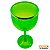 Taça gin glitter verde neon com borda - Imagem 2