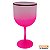 Taça gin fosca rosa neon borda rosa - Imagem 1