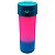 Garrafinha acrílica azul bebe / rosa pink 450ml - Imagem 2