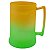 Caneca gel verde amarelo 400ml - Imagem 1