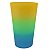 Copo liso azul verde amarelo 500ml - Imagem 1