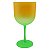 Taça gin verde amarelo cintilante 580ml - Imagem 1