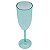 Taça Champanhe Translúcida Azul Tiffany transparente - Imagem 1