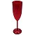 Taça champanhe acrílica rubi com gliter - Imagem 1