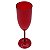 Taça champanhe acrílica rubi com gliter - Imagem 2