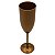 Taça Champanhe Leitosa Dourada - Imagem 2