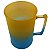 Caneca chopp azul tiffany /amarelo 450 ml - Imagem 2