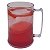 Caneca gel cor vermelho congelante acrílico (P/ Transfer) - Imagem 1