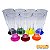 Tulipa de Acrílico Base Colorida 350ml - Imagem 1