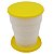 Copo Plástico Retrátil Amarelo 120ml - Imagem 1