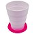 Copo Plástico Retrátil Rosa 120ml - Imagem 2