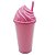 Copo chantilly plus liso parede dupla rosa 500ml - Imagem 1