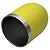 Copo térmico oval fosco- Amarelo - Imagem 4