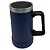 Caneca térmica azul escuro - com alça - Imagem 2
