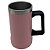 Caneca térmica rosa claro - com alça - Imagem 2