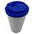 Copo Café Branco com Tampa Azul - Imagem 2