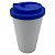 Copo Café Branco com Tampa Azul - Imagem 1