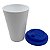 Copo Café Branco com Tampa Azul - Imagem 4
